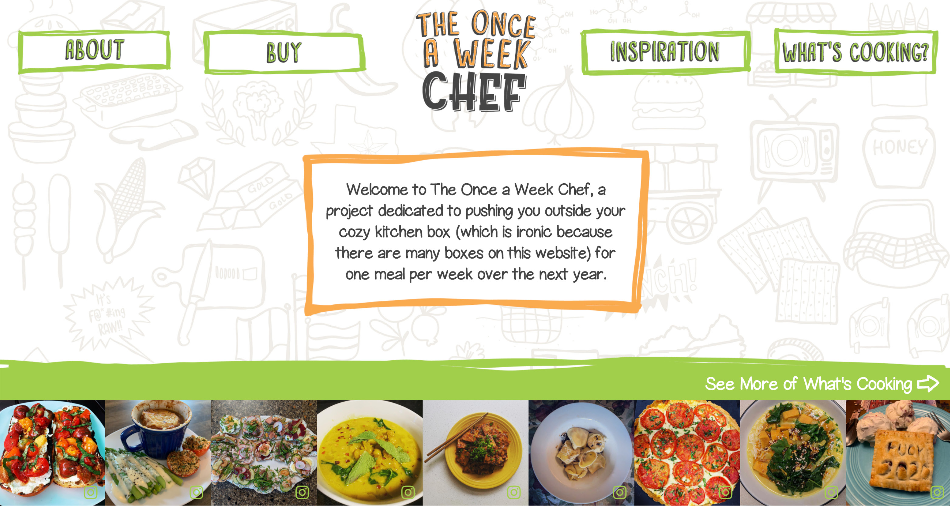 The Once a Week Chef Home Page